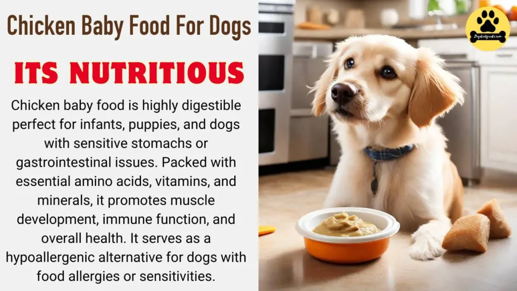 Chicken Baby Food For Dogs