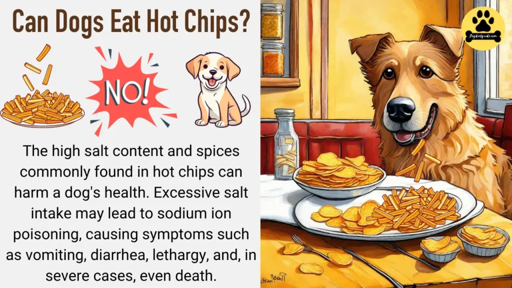 can dogs eat hot chips