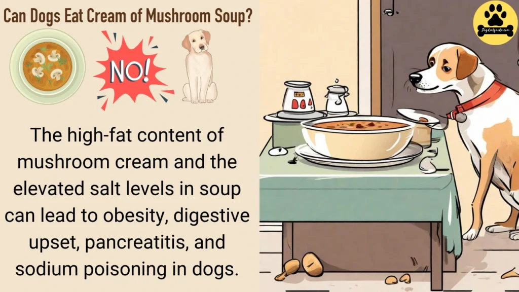 Can Dogs Eat Cream of Mushroom Soup