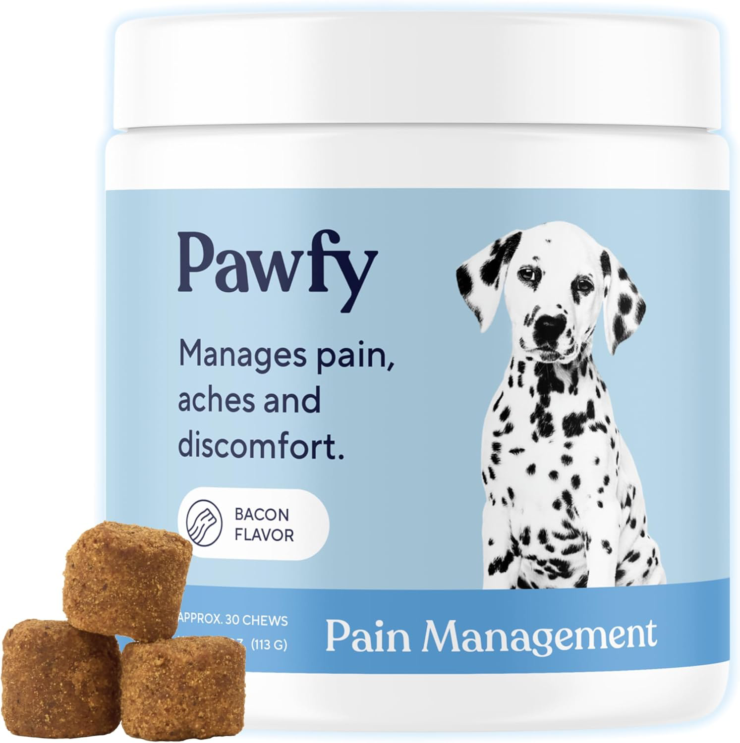 Pawfy Advanced Pain Management - Essential Vitamins & Supplements with Omega 3  for Dogs