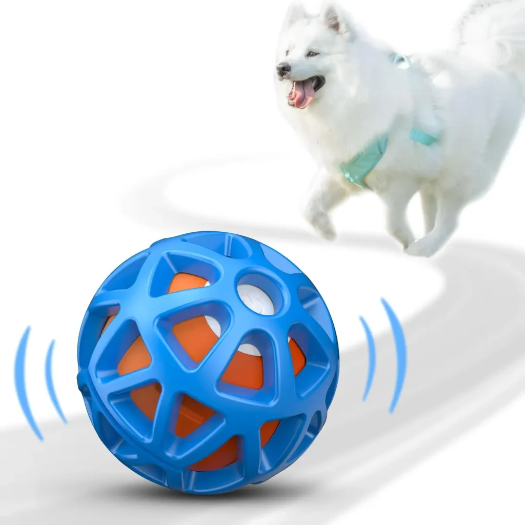 Self Rolling Dog Ball