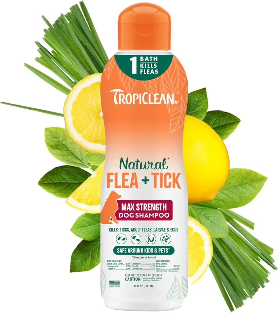 Flea and Tick Shampoo for Dogs