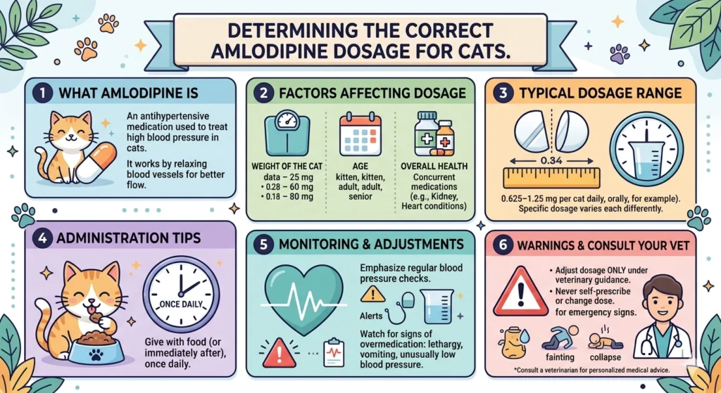 Determining the Correct Amlodipine Dosage for Cats