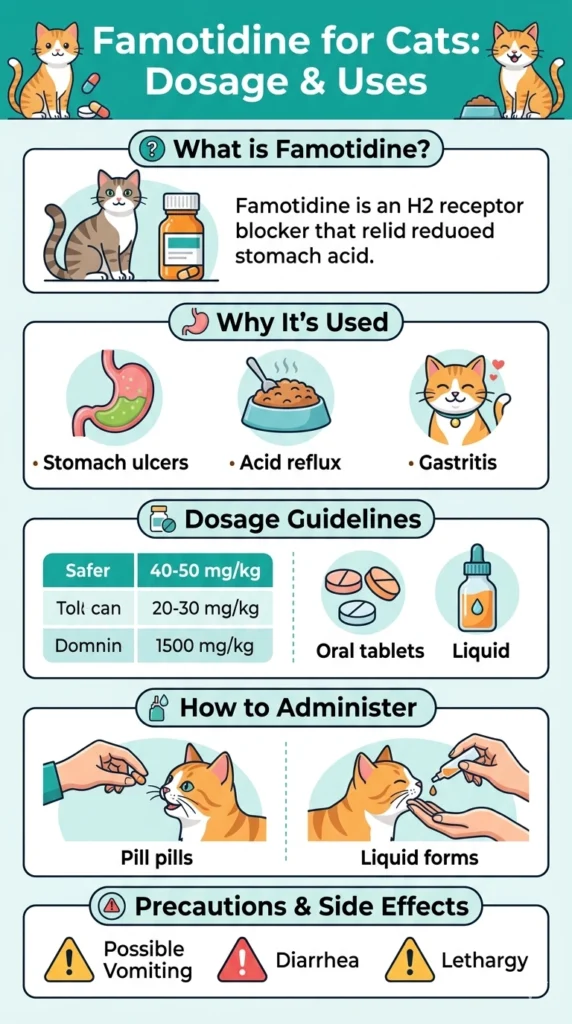 What Is Famotidine Dosage And Why It’s Used In Cats