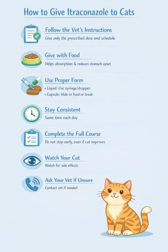 How to Give Itraconazole to Cats