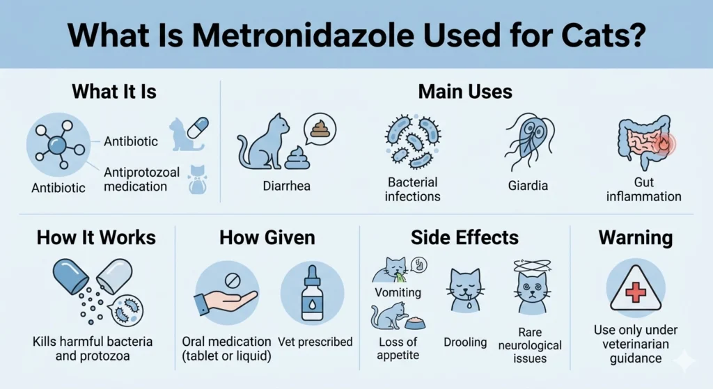 What Is Metronidazole Used for Cats