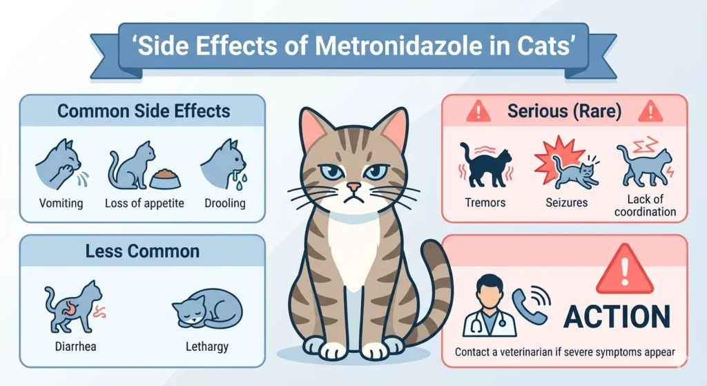 Side Effects of Metronidazole in Cats