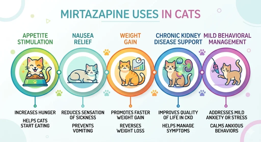 Uses of Mirtazapine in Cats