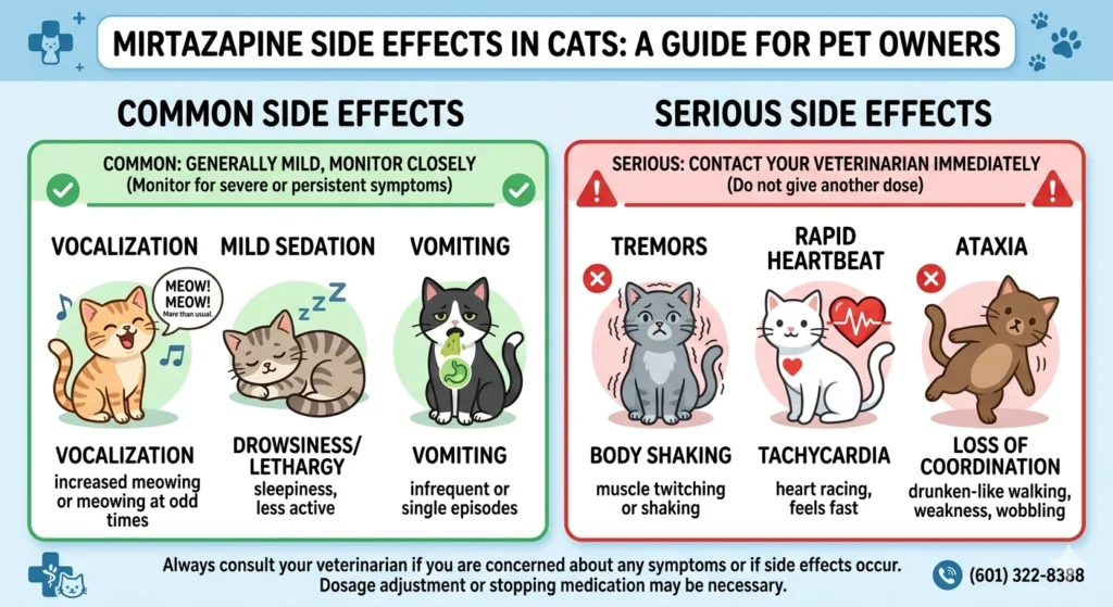 Side Effects of Mirtazapine in Cats
