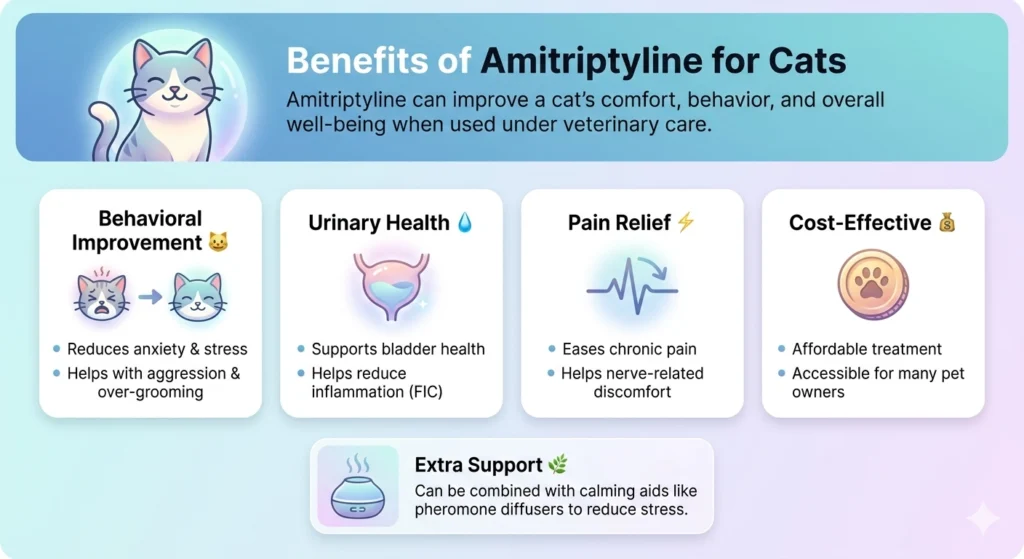 Benefits of Amitriptyline for Cats