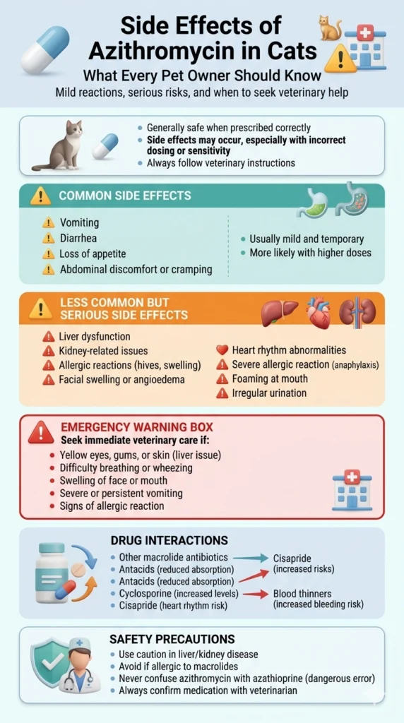 Side Effects of Azithromycin for Cats