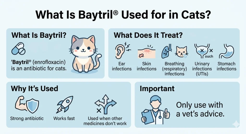 What Is Baytril® Used for in Cats?