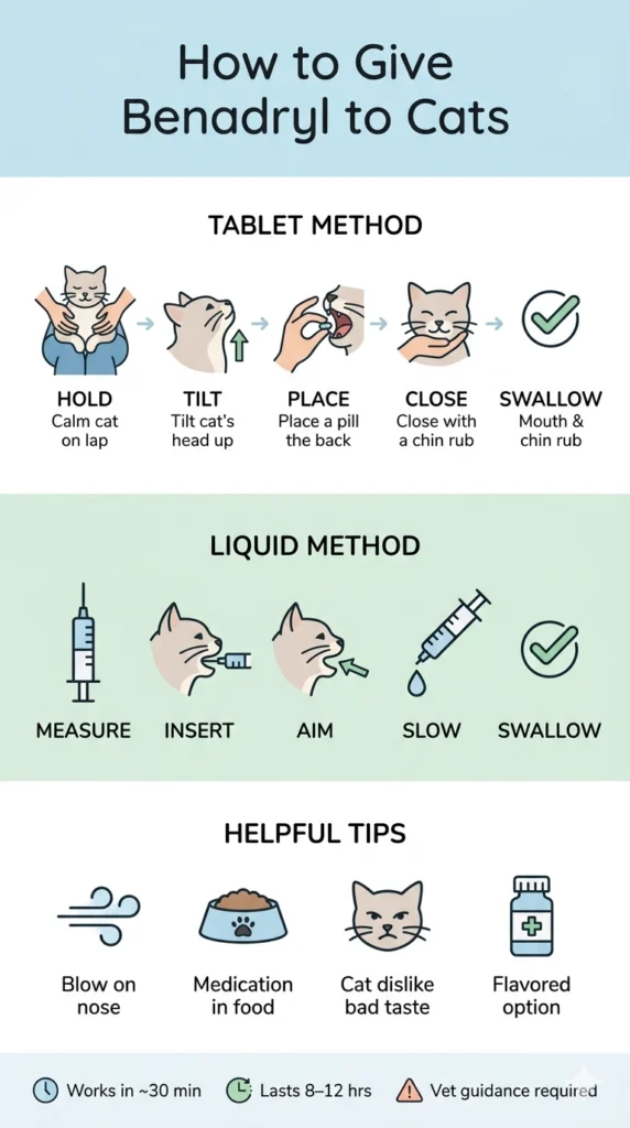How To Give Benadryl to Cats