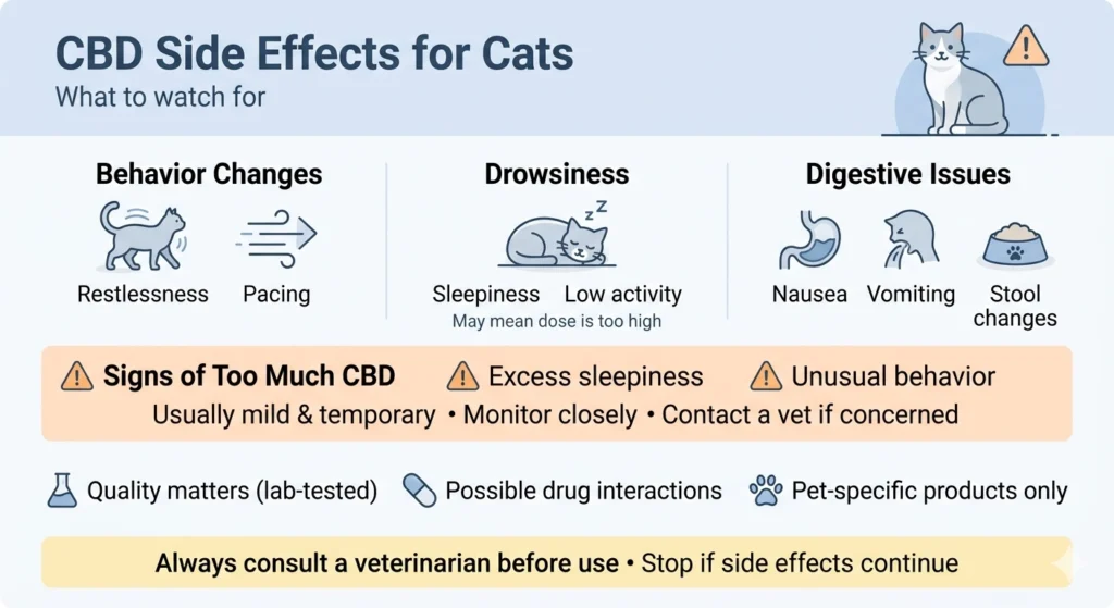 Side Effects of CBD (Cannabidiol) on Cats