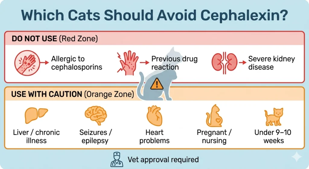 Which Cats Should Avoid Cephalexin?