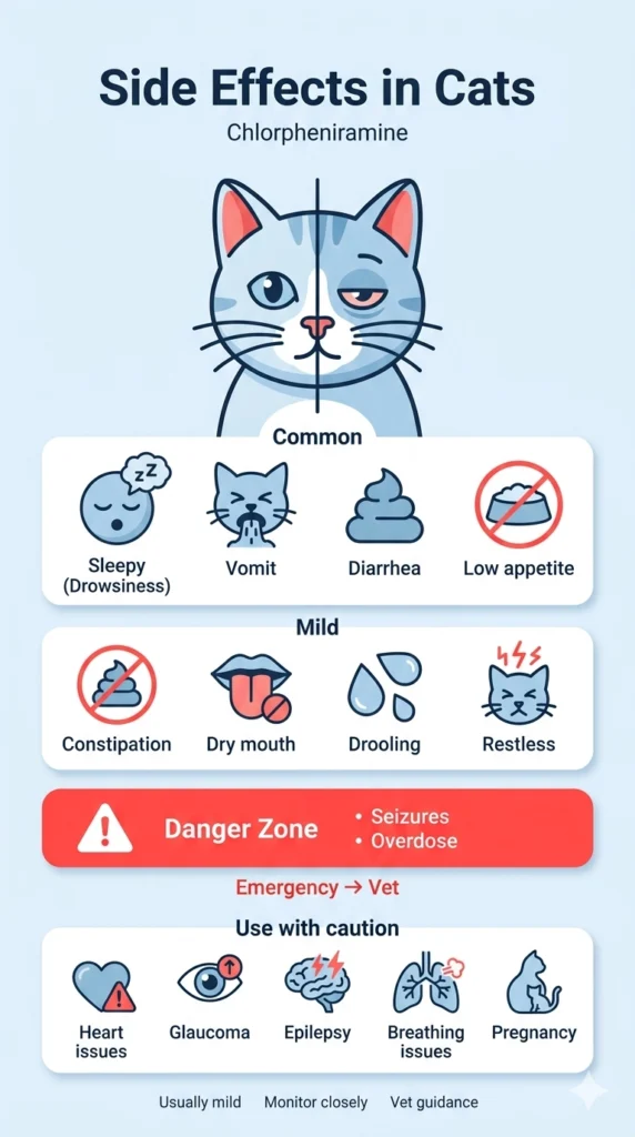 Side Effects Of Chlorpheniramine For Cats