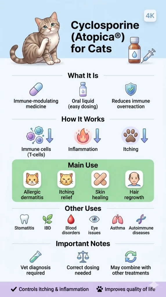 What Is Cyclosporine (Atopica®) for Cats?