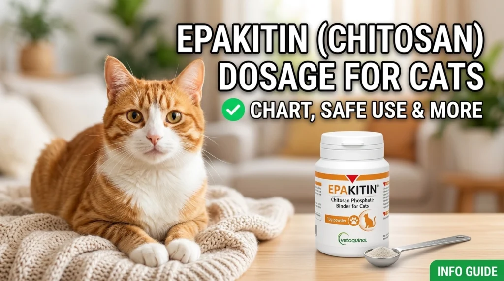 Epakitin (chitosan) Dosage for Cats