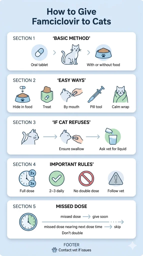 How To Administer Famciclovir to Cats