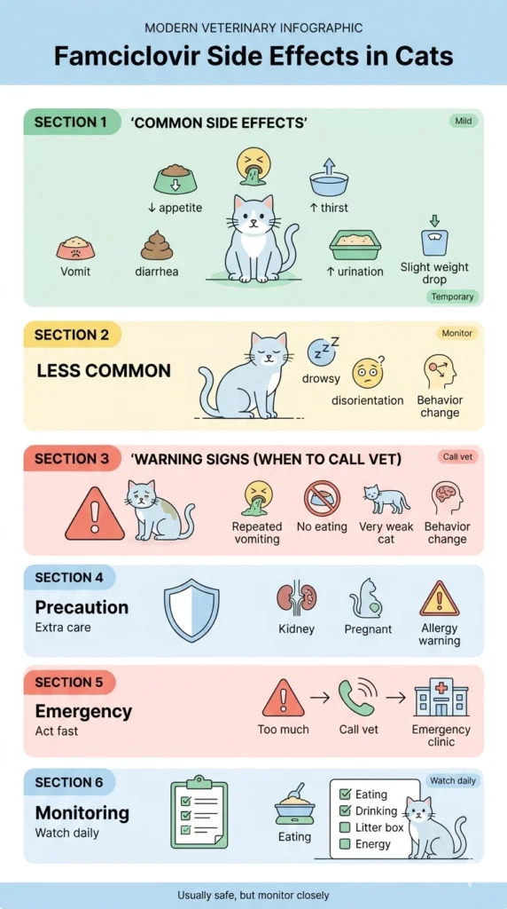 Side Effects of Famciclovir for Cats