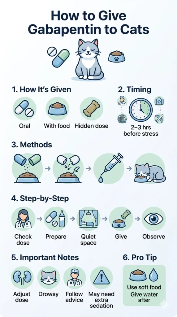 How Is Gabapentin Given to Cats?