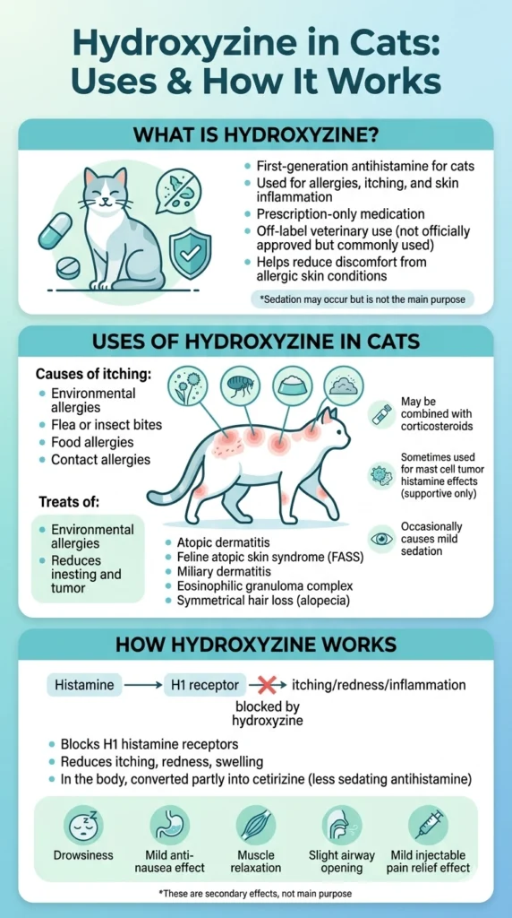 What is hydroxyzine for cats?