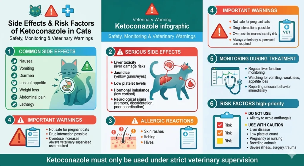 Side Effects of Ketoconazole for Cats