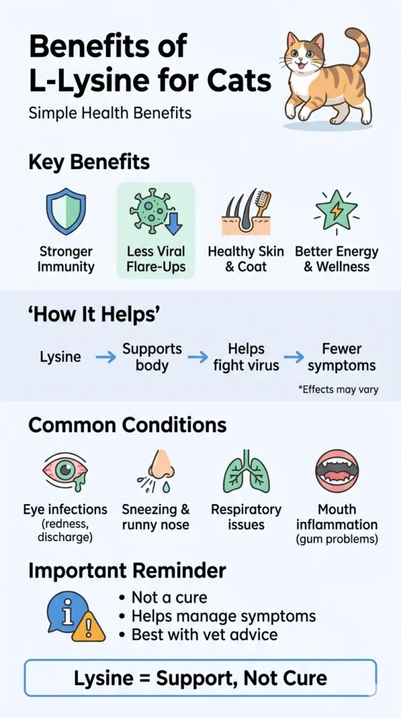 Benefits of L-lysine for Cats