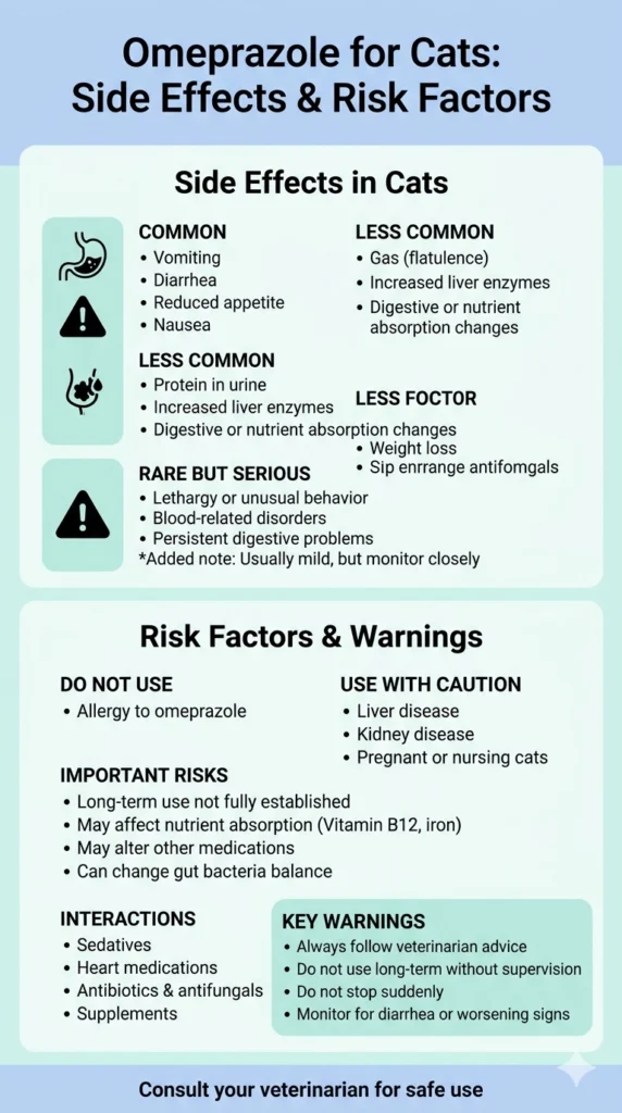 Side effects of omeprazole for cats