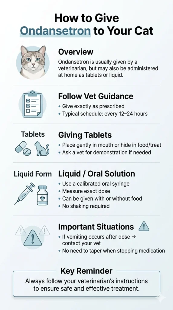 How to give ondansetron to your cat