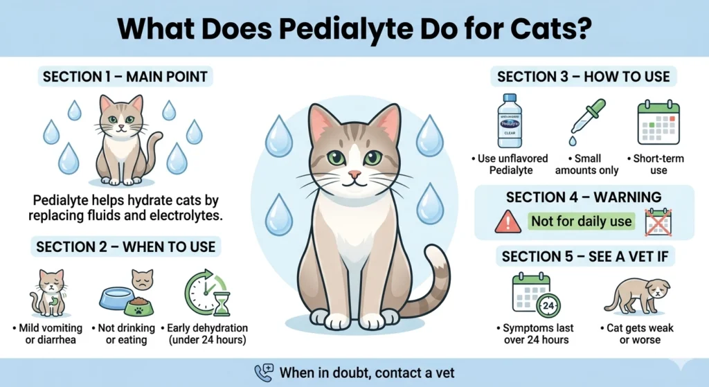 What Does Pedialyte Do for Cats?