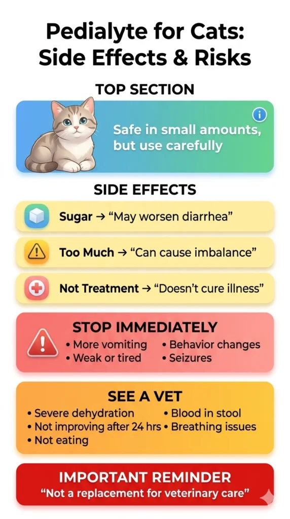 Side Effects and Risks of Pedialyte for Cats