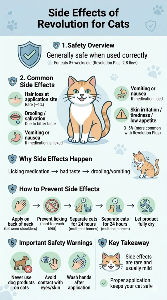 Side Effects of Revolution for Cats