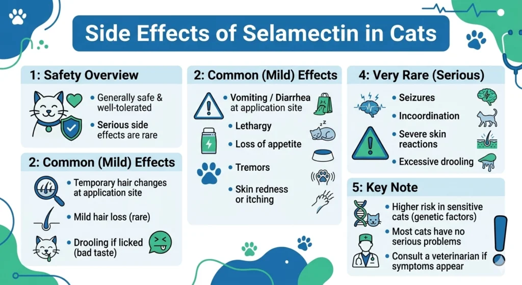 Side Effects of Selamectin for Cats