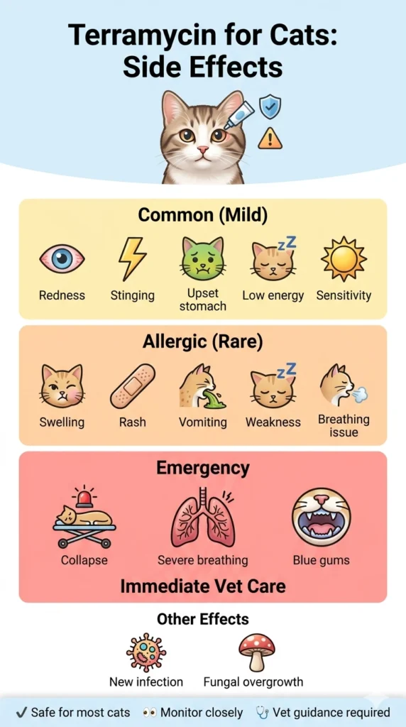 Side Effects of Terramycin for Cats