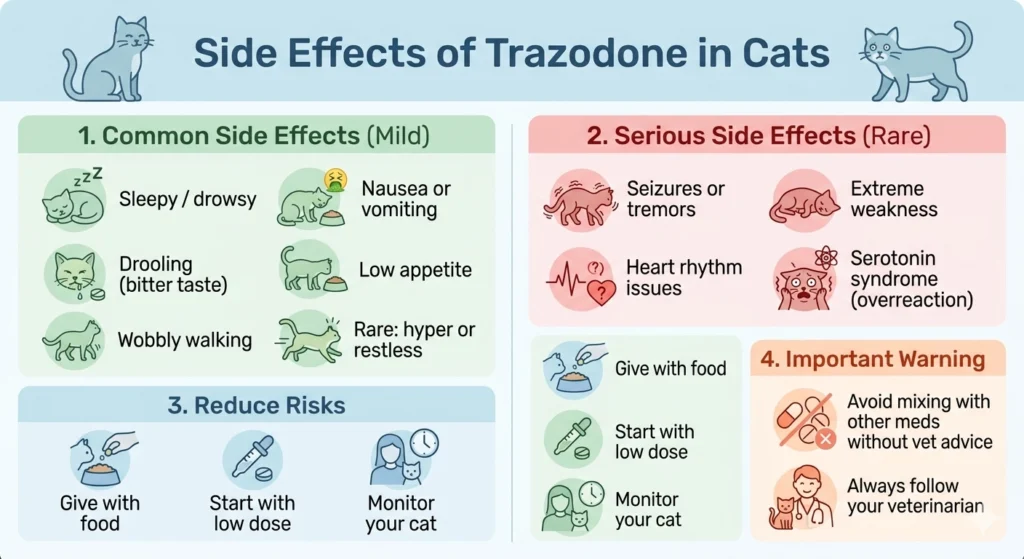 What Are the Side Effects of Trazodone in Cats?