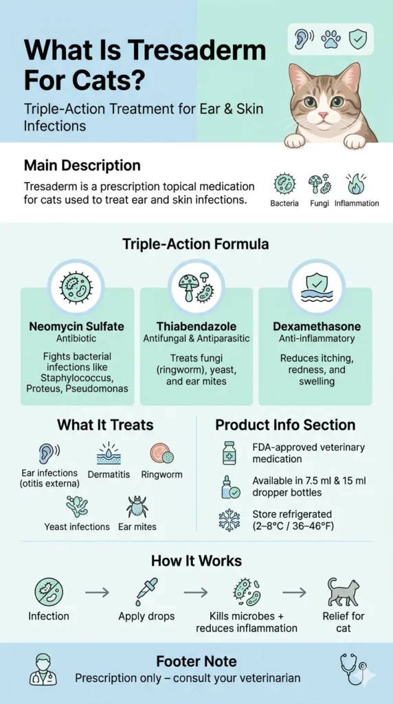 What Is Tresaderm For Cats?