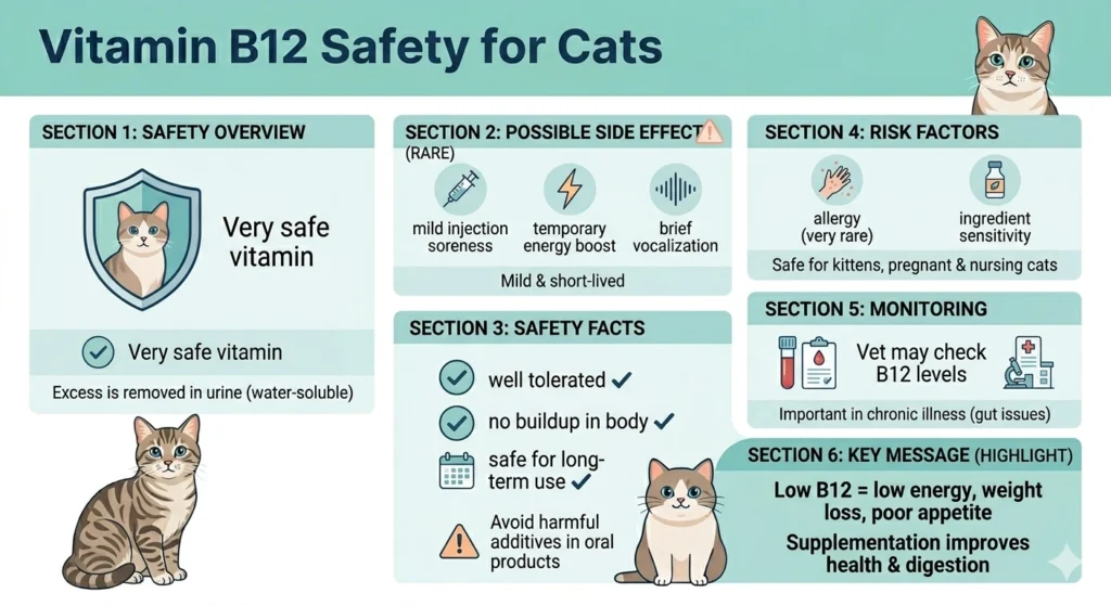 Side Effects and Safety of Vitamin B12 for Cats