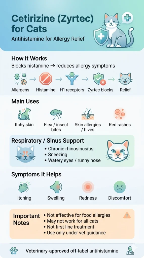 What is Cetirizine Zyrtec for Cats?