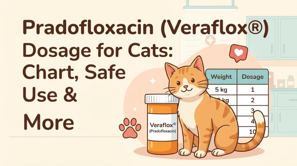Pradofloxacin (Veraflox®) Dosage for Cats